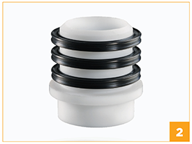 Step 2: Install the shaft seal and lock collar