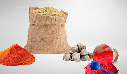 variety of dry bulk materials