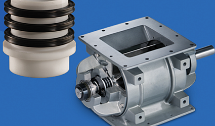 Rotary airlock valve and shaft seal by ACS Valves