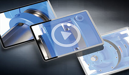 Screens showing how to remove a rotary valve endplate