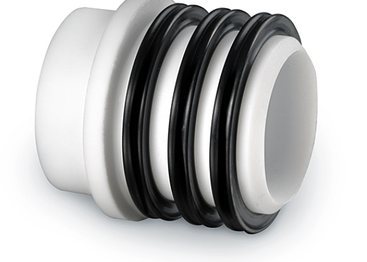 Sleeve-style shaft seal for rotary airlock valves