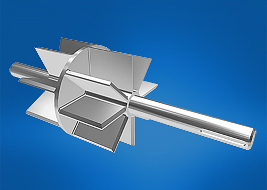 Rotary airlock valve rotor by ACS Valves