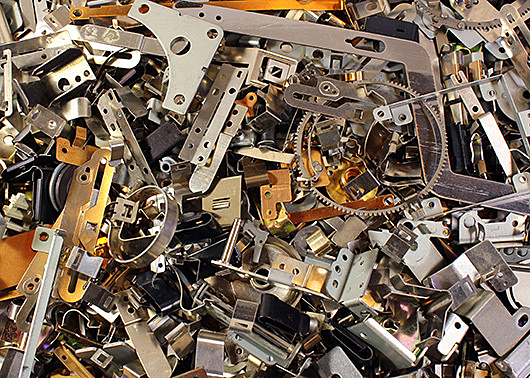 An assortment of spare parts