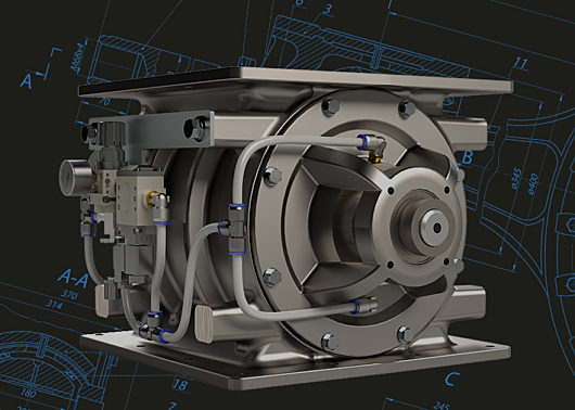 Rotary Air Valve with Air Purge Kit