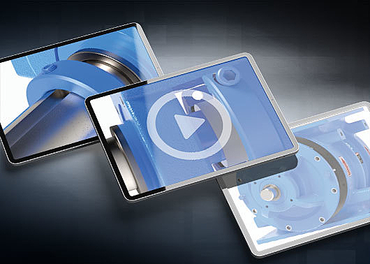 Screens showing how to remove a rotary valve endplate