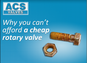 rusted nut and bolt on a blue background