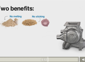 stainless steel rotary valve with square flange with different dry bulk material