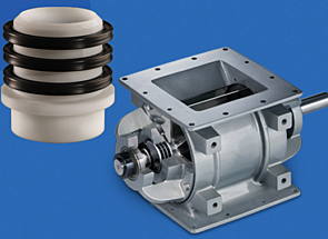 Rotary airlock valve and shaft seal by ACS Valves