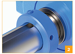 Step 2: Remove the bearing lock collar