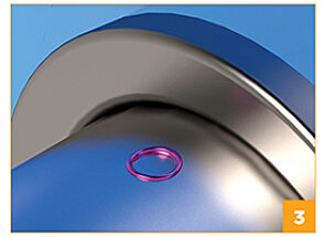 Step 3: Flatten the mark