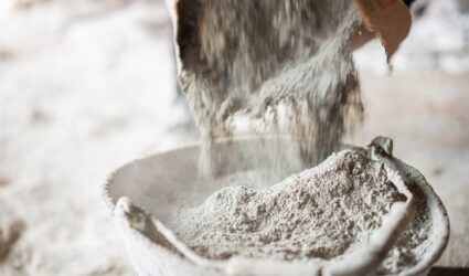 Dry Cement in a bucket