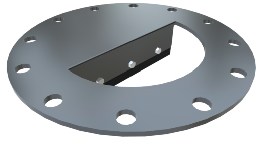 Inlet Shear Protector: Half-moon Style for Round Valves