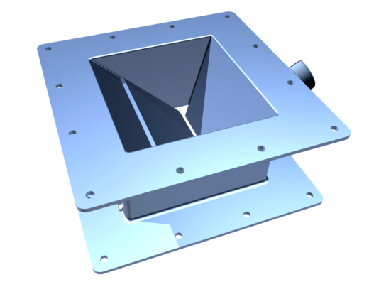 Adjustable Inlet Shear Protector: Spool Style for Square Valves