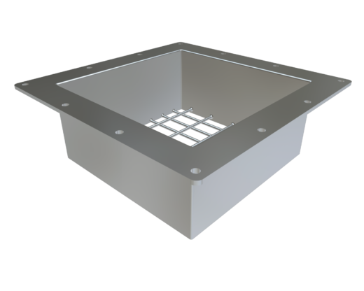 Discharge Finger Guard for Square Valves